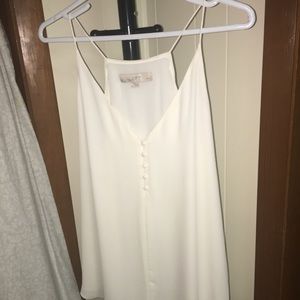 Button covered strappy cami from Loft.